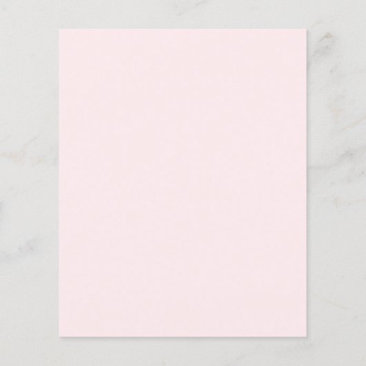 Carte de note budgétaire pour le Monogramme de pas (Dos)