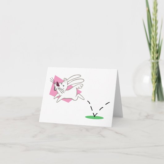 Carte de note Bunny Hop (Devant)