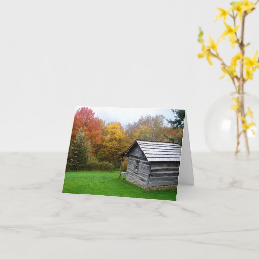 Carte de note - cabine de Ferguson (Fleur jaune)