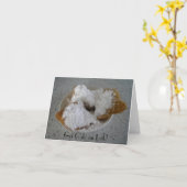 Carte de note Cafe au Lait (Fleur jaune)