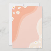 Carte de note capsule temporelle Groovy Daisy (Dos)