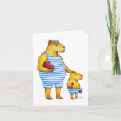 Carte de note Capybaras (Devant)