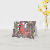 Carte de note cardinale du nord (Fleur jaune)