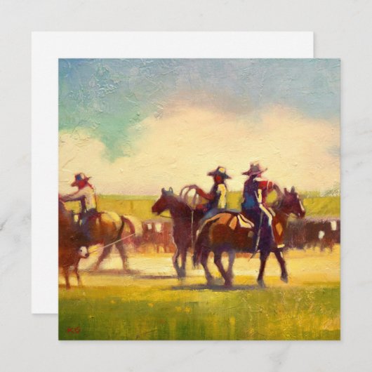 Carte de note carré (Devant / Derrière)