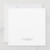 Carte de note carré (Dos)