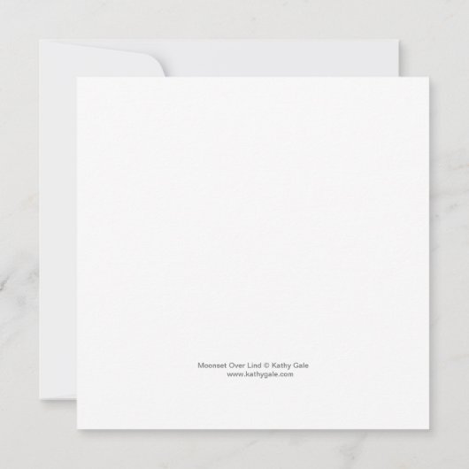 Carte de note carré (Dos)