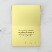 Carte de note / carte de vœux en patchwork (Intérieur)