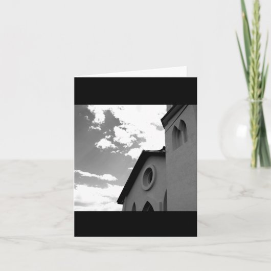 Carte de note catholique de mission de famille (Devant)