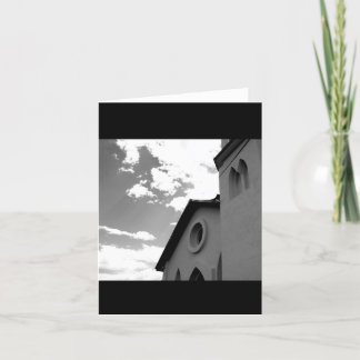 Carte de note catholique de mission de famille