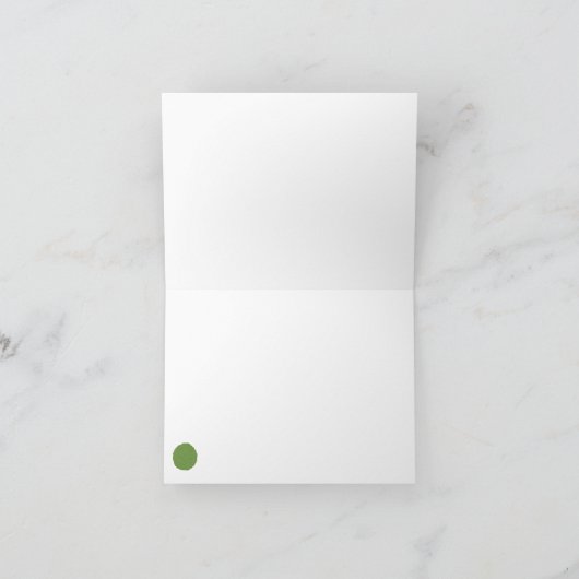 Carte de note Champion du poulet au fil vert et Br (Intérieur)