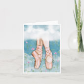 Carte de note Chaussons de ballon (Devant)