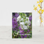 CARTE DE NOTE CHIC_"Eté" ANGELONIE (Fleur jaune)