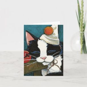 Carte de note clown Tuxedo Sleepy