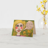 Carte de note - combien la vie serait meilleure si (Fleur jaune)