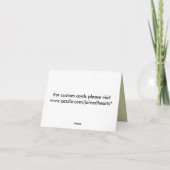 Carte de note Conception de poterie (Dos)