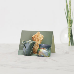 Carte de note Conception de poterie