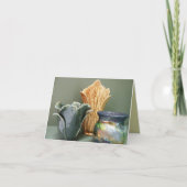 Carte de note Conception de poterie (Devant)