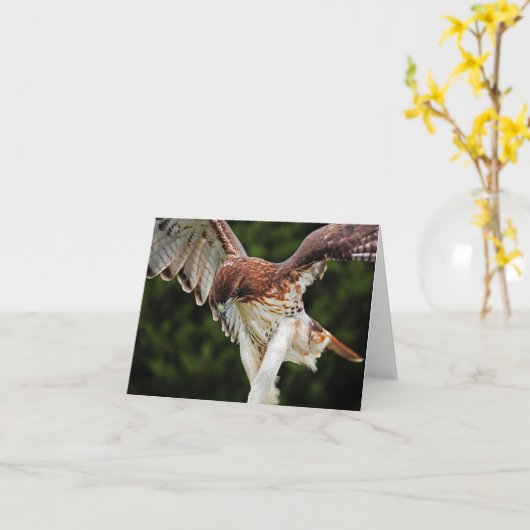 Carte de note coupée la queue par rouge féroce de (Fleur jaune)