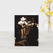 Carte de note Cowboy (Fleur jaune)