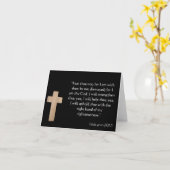 Carte de note croisée en bois (Fleur jaune)