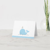 Carte de note Customisée Little Whale (Devant)