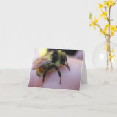 Carte de note d'abeille (Fleur jaune)