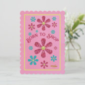 Carte de note d'achat (Debout devant)