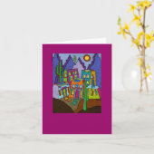 Carte de note d'Adobe Desierto (Fleur jaune)