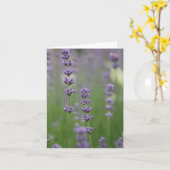 Carte de note Dainty Lavender (Fleur jaune)