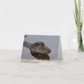 Carte de note d'alligator (Devant)