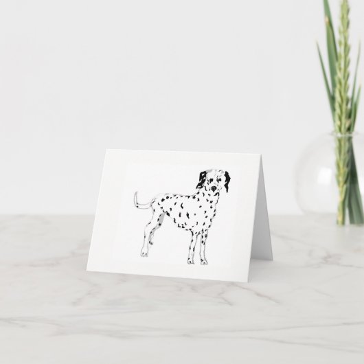Carte de note Dalmatien (Devant)