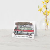 Carte de note d'ambulance (Fleur jaune)