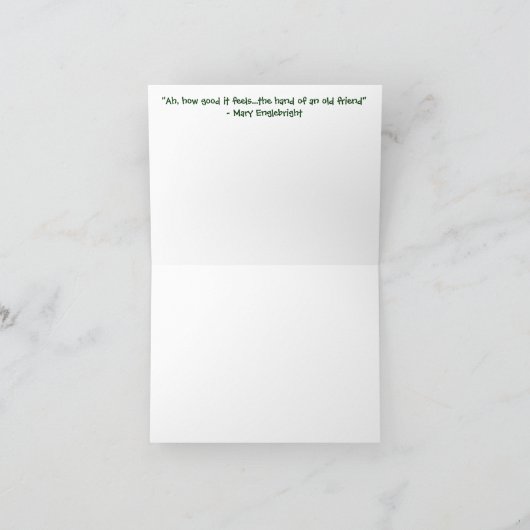 carte de note d'amitié (Intérieur)