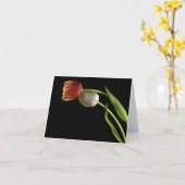 Carte de note d'amour au printemps (Fleur jaune)