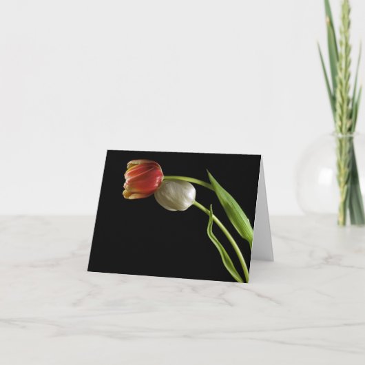 Carte de note d'amour au printemps (Devant)
