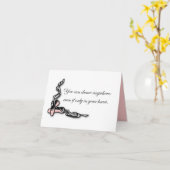 Carte de note Dance Anywhere (Fleur jaune)
