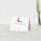 Carte de note Dance Anywhere (Dos)