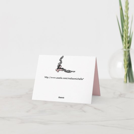 Carte de note Dance Anywhere (Dos)