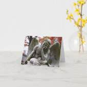 Carte de note d'ange (Fleur jaune)