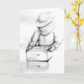 Carte de note d'apiculteur (Fleur jaune)