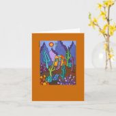 Carte de note d'appel de restriction (Fleur jaune)