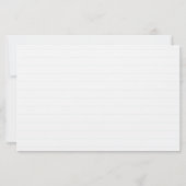 Carte de note d'aquarelle de branche d'arbre orang (Dos)