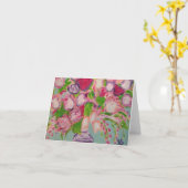 Carte de note d'art (Fleur jaune)