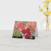 Carte de note d'art (Fleur jaune)