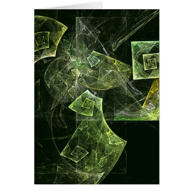 Carte de note d'art Abstraite à solde tordu (Devant)