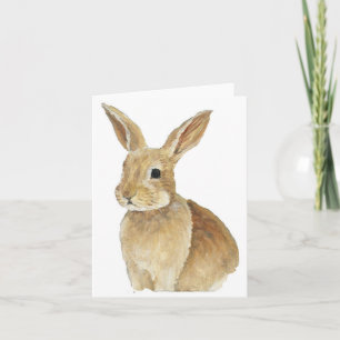 Carte de note d'art Bunny