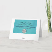 Carte de note d'art de la clôture de campagne du T (Dos)