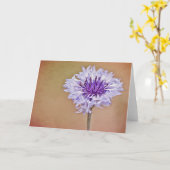 Carte de note d'art du bouton Bachelors (Fleur jaune)