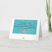 Carte de note d'art ornithologique de la Paruline  (Dos)