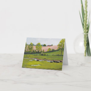 Carte de note d'art paysager Manheim Pasture